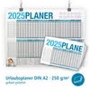 Urlaubsplaner Projektplaner 2025 Wandkalender DIN A2 Produktbild-Vorschau 3
