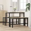 vidaXL Esstischbank Sonoma-Eiche 100 x 32,5 x 48,5 cm Produktbild-Vorschau 3