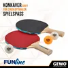 GEWO Tischtennisset Double-Fun– 2 Schläger, 3 Bälle & Produktbild-Vorschau 4