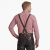Bohmberg Herren Trachten Lederhose kurz Antikbraun aus 100 Produktbild-Vorschau 8