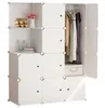Armoire Modulaire blanche 12 étagères Armoire de grande Voir les images du produit 4