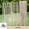 SEVICO 5m Staketenzaun 120cm x 5m mit Lattenabstand 3-4cm Produktbild-Vorschau 2