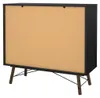 Rye Kommode 6 Schubladen mattschwarz, Walnuss Nachbildung. Produktbild-Vorschau 15