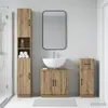 Sistema di mobili da bagno a 3 pezzi, modello HOORN, Anteprima dell’immagine prodotto 2