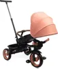 A pink and black children's tricycle is shown against a white background. Produktbild-Vorschau