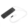 A black MP3 player with a white lanyard, shown on a white background. Voir les images du produit