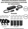 100W Power Cable - Philips Hue Outdoor - Black - Electric Anteprima dell’immagine prodotto 4