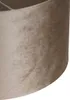 Samtlampenschirm Taupe 35 35 20 Produktbild-Vorschau 4