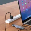 USB-C-Hub 8-in-1 Grau Aluminium mit 4K HDMI, USB 3.0, USB-C Produktbild-Vorschau 5