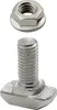 Hammerschraube T-Schraube M6 16mm Nut 8 für Aluprofil 30-er Produktbild-Vorschau 1