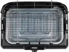 A top-down view of an electric grill. Produktbild-Vorschau
