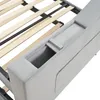Merax Polsterbett Tagesbett 90/180×190cm mit USB, breiten Produktbild-Vorschau 7