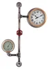 Gilde Wanduhr, "Abola", Metall, silberfarben, VE 1, L. 9 Voir les images du produit 1
