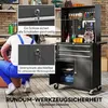 HOMCOM Werkzeugschrank Werkzeugkasten auf Rollen mit Produktbild-Vorschau 6