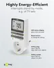 A digital timer plug with labels pointing out its features. Anteprima dell’immagine prodotto
