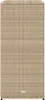 Zahradní úložná skříň polyratan Béžová / 105 x 55 x 113 cm Náhled obrázku produktu 11