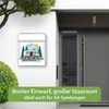 banjado Design Briefkasten Stahl silber mit Zeitungsfach Produktbild-Vorschau 5