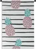 MuchoWow® Wandteppich Wandbehang Sommer - Ananas - Streifen Produktbild-Vorschau 1