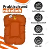 EVE Textile Hundebett Katzenbett 70x50x5 cm Orange Produktbild-Vorschau 2
