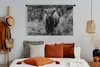 MuchoWow® Wandteppich Wandbehang Schottisches Hochlandrind Produktbild-Vorschau 4