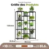 Bamworld Pflanzenregal Außen Innen Blumenständer Hohe Produktbild-Vorschau 2