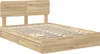 vidaXL Aufbewahrungsbett Sonoma-Eiche 140 x 200 cm Produktbild-Vorschau 4