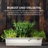 Blumenkasten Milano 3er Set - Weiss - Mit Hydroeinsatz und Produktbild-Vorschau 6