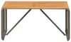 vidaXL Tisch für Outdoor Grau und Braun 80 x 40 x 40 cm Produktbild-Vorschau 5