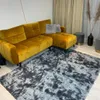 Tappeto in pelliccia scura, grigio, ispido, morbido, 160 x Anteprima dell’immagine prodotto 2