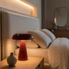Retro Tischlampe Bordeaux-Rot – 3 Lichtmodi Touch dimmbar, Produktbild-Vorschau 4