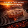 Grillplatte aus Gusseisen, geriffelt & glatt, beidseitig Produktbild-Vorschau 4