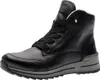 A black leather boot with a gray sole against a white background. Anteprima dell’immagine prodotto