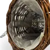 BLUMENAMPEL "FÜLLHORN" | 2er Set, Rattan | handgefertigt Produktbild-Vorschau 4