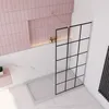A modern bathroom with a walk-in shower. Produktbild-Vorschau