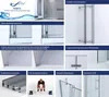 Walkin Dusche Falttür Drehtür Duschwand Duschabtrennung Produktbild-Vorschau 6