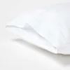 HOMESCAPES Taie d'oreiller 40 x 60 cm, blanc, 100% coton Voir les images du produit 2