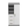 Bibliothèque pour enfants Jonas 05 - 80 cm, Gris/Blanc avec Voir les images du produit 8