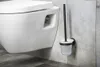 Závěsná WC štětka SAMBA, matné sklo, matná černá Náhled obrázku produktu 3