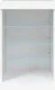 vidaXL Príborník s LED svetlami biely 41x37x67 cm Náhľad obrázku produktu 6