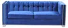 Dreisitzer Couch Polster Sitz Sofas Textil Sofa 3 Sitzer Produktbild-Vorschau 1