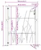vidaXL Porte de jardin 105x130 cm acier corten design herbe Voir les images du produit 6