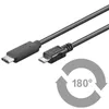 USB-C™-auf-Micro-B-Kabel, 0,6 m, schwarz 2,5 W, 0,5 A, 480 Produktbild-Vorschau 9