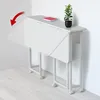 Klaptafel / bijzettafel Maclean, wit, mobiel, 100 x 73 cm, Productafbeelding-voorbeeld 10