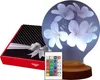 Geschenkelampe LED Nachttischlampe Plumeria Blumen 3D Produktbild-Vorschau 1