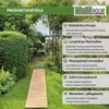Holzpfad ausrollbar 250x43x2 cm rustikales Tannenholz Produktbild-Vorschau 8