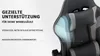Gaming-Stuhl ergonomisch, Lendenstütze, Kunstleder, bequem, Produktbild-Vorschau 10