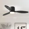 HOMCOM Deckenventilator mit Lampe und Fernbedienung, Produktbild-Vorschau 3