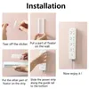 Halterung Steckdosenleiste Wand Tisch selbstklebend Produktbild-Vorschau 10
