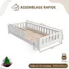 Crazy Pine Lit d'enfant 100x200 cm - Lit de sol Montessori Voir les images du produit 2