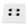 Piastra a parete Ethernet Cat 6, da presa a presa a 4 Anteprima dell’immagine prodotto 3